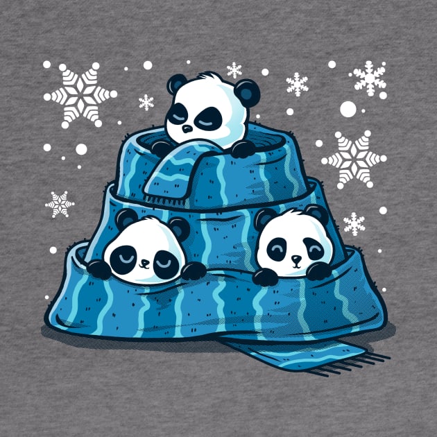 Winter Pandas - Hibernation mode ON by eriondesigns